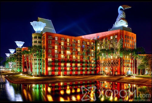 Walt Disney World Swan and Dolphin Resort in Lake Buena Vista, Florida, USA - Inspiring Hotels Architecture